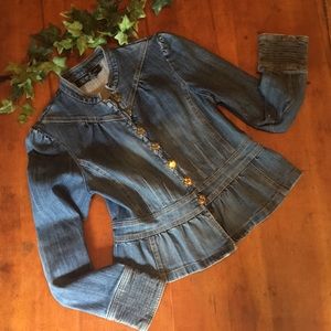INC Victorian Jean Jacket